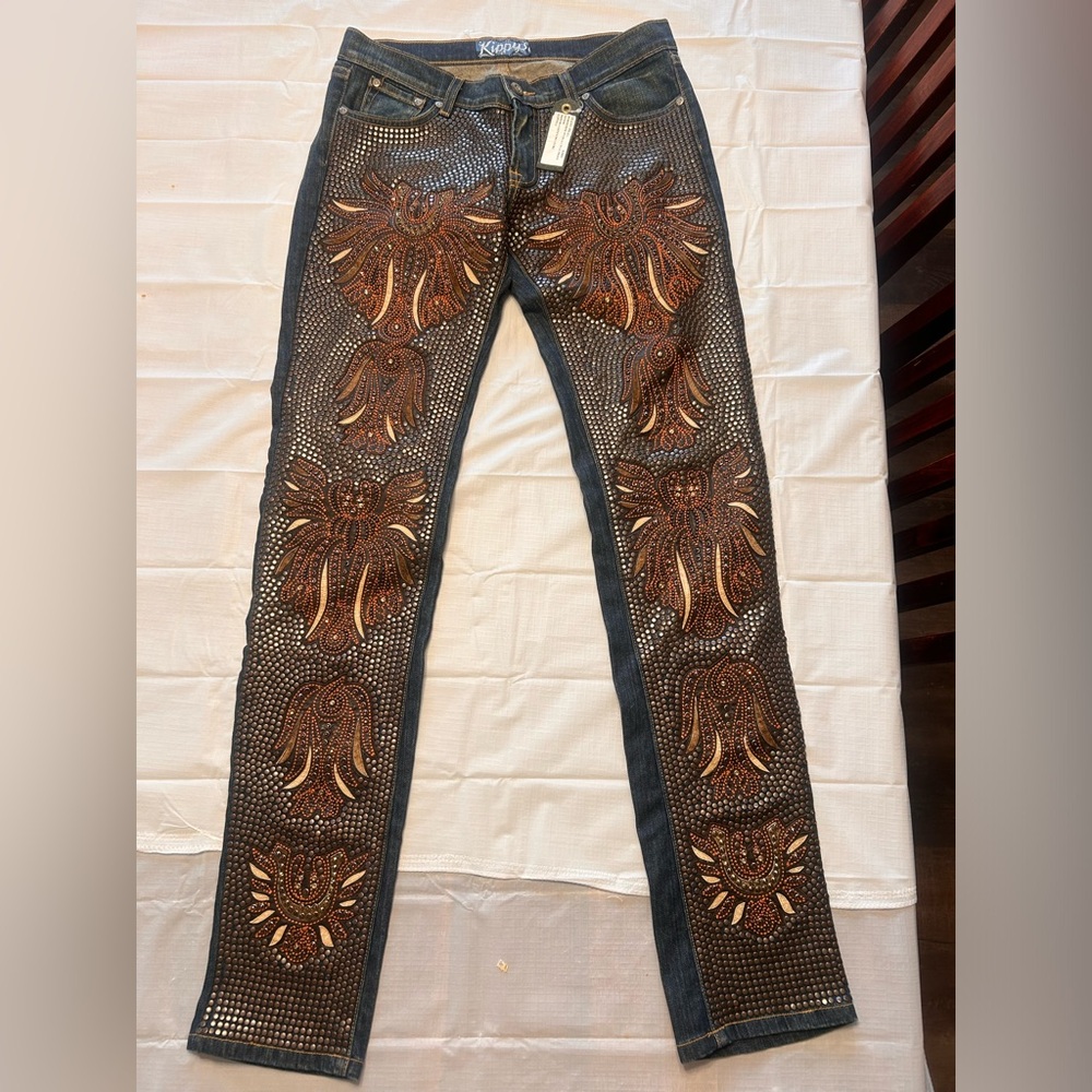 Kippys Horseshoe Crystal Jeans